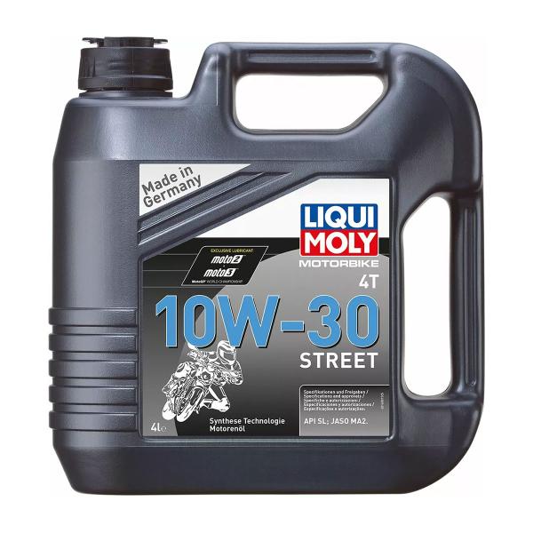 LIQUI MOLY Olio Motore 10W-30 Street 4T 4L sintetico