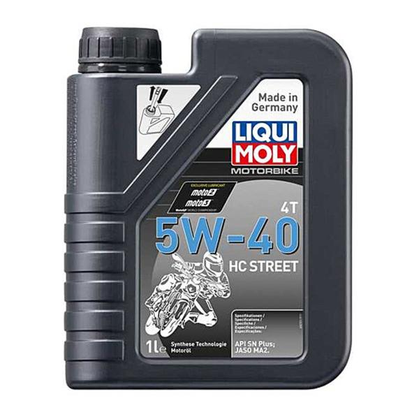 LIQUI MOLY Engine Oil 5W-40 HC Street 4T 1L synthetic
