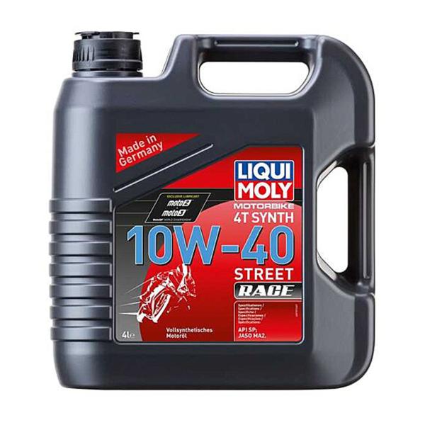 LIQUI MOLY Olio Motore 10W-40 HC Street Race 4T 4L sintetico
