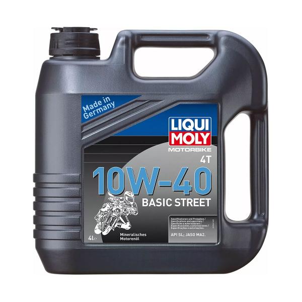 LIQUI MOLY Olio Motore 10W-40 Street 4T 4L minerale