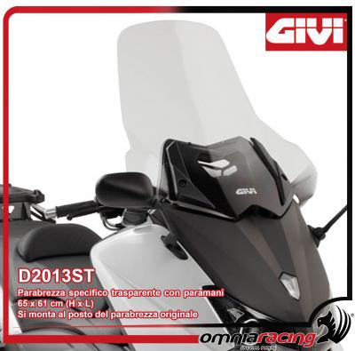 GIVI - Parabrezza / Cupolino Trasperante con Paramani Yamaha T Max 530 2012 12>13 (TMax)