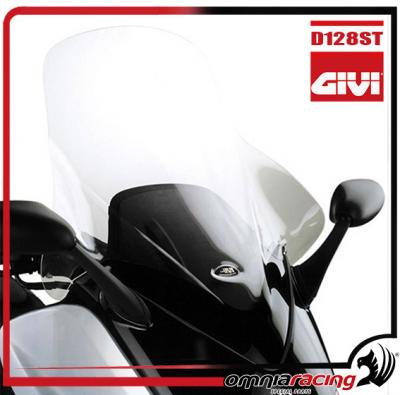GIVI D128ST - Parabrezza Trasparente H.80.1 x L.64.5cm per Yamaha T Max 500 2001 01>07