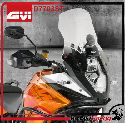 GIVI D7703ST - Parabrezza Trasparente H.37 x L.41 cm per KTM 1190 Adventure /R 2013 13>