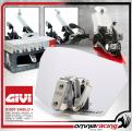 GIVI S180T Shield+ Spoiler Trasparente Regolabile da Montare sui Cupolini / Parabrezza