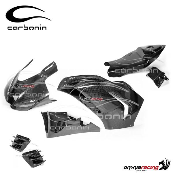 Carbonin carena completa per pista in fibra di carbonio lucida per Honda CBR1000RR-R 2020>