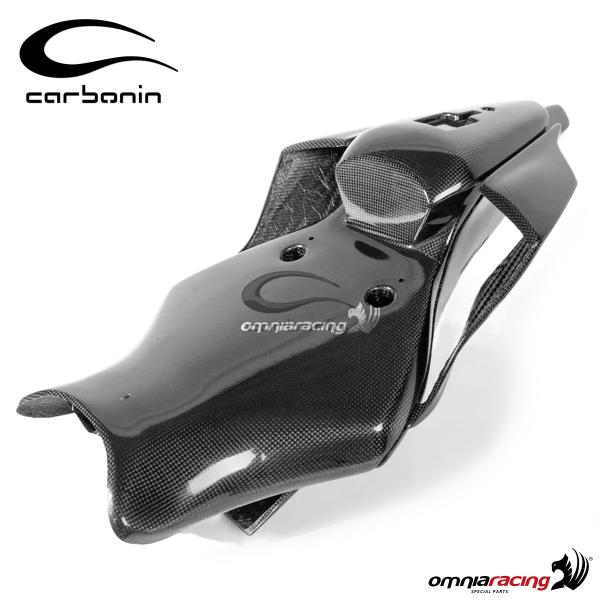 Carbonin codone monoposto stradale e sella pilota fibra carbonio Yamaha YZF R6 2017-2023