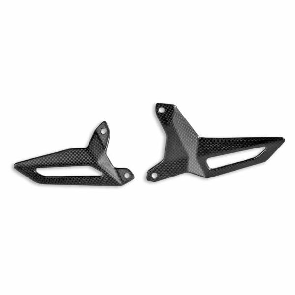 Ducati Performance carbon heel guards for footpegs Panigale V2 2020-2023