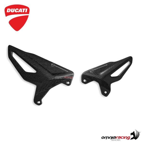 Ducati Performance carbon heel guards for footpegs Ducati Streetfighter V4/S 2020-2023