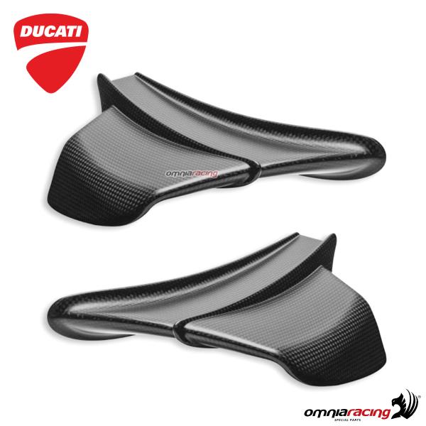 Set of right and left side winglets Ducati Performance carbon fiber for Ducati Panigale V4/V4S 18>21