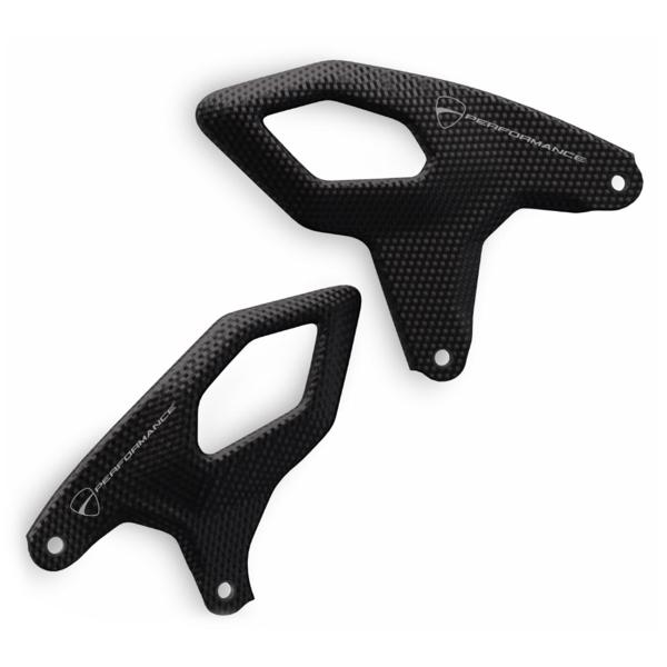 Ducati Performance carbon heel guards for footpegs Ducati Panigale V2 2025