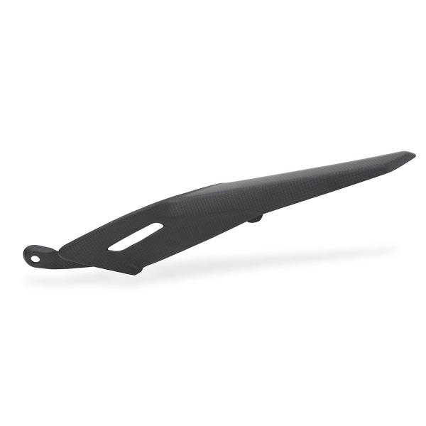 CNC Racing matt carbon upper chain protection Ducati Multistrada V4 Pikes Peak 2022-2024