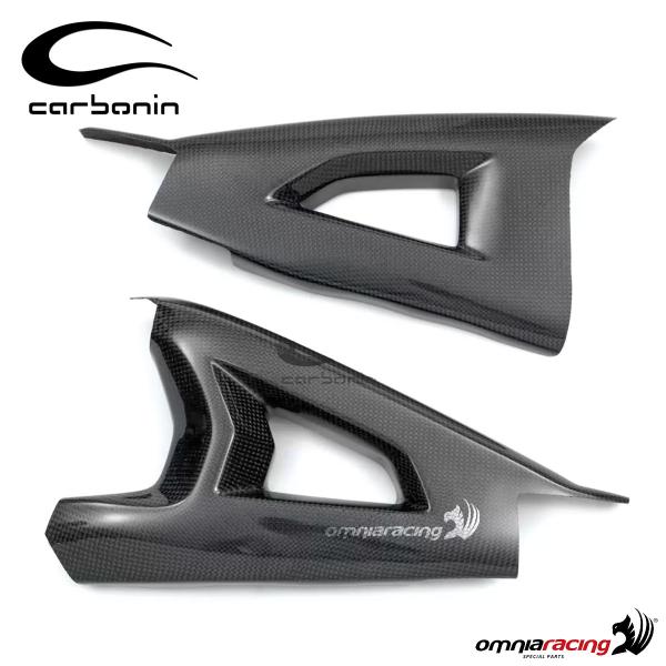 Carbonin CK18055 swingarm protection in carbon fiber for Kawasaki ZX10R Ninja 2016-2020