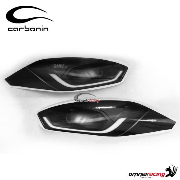 Carbonin stickers for front headlights for BMW S1000RR 2019>