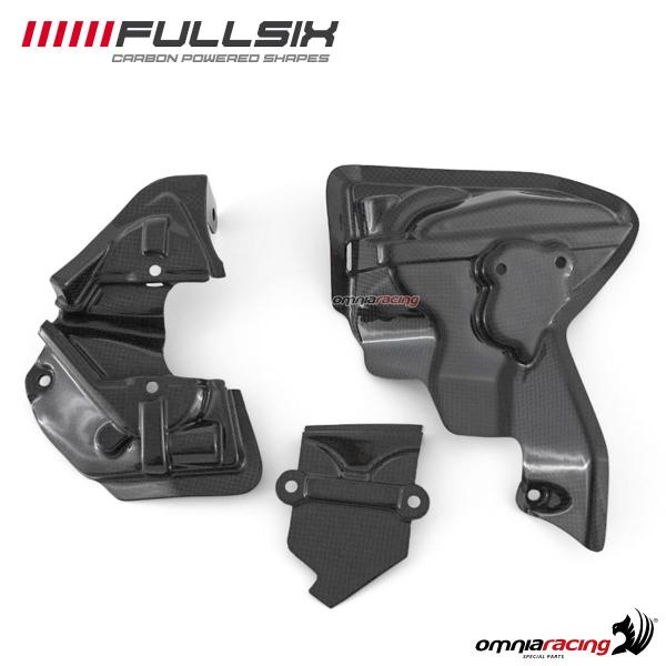Fullsix set cover cilindro in fibra di carbonio lucido per Ducati 899 / 1199 / 1299 Panigale