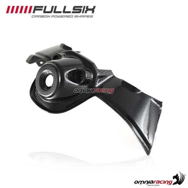 Blocchetto chiave Fullsix in fibra di carbonio con finitura lucida per Ducati Panigale V4/V4R 2018>