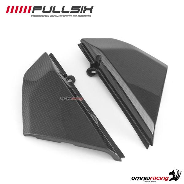 RICONDIZIONATO Protezione cover telaio Fullsix fibra carbonio lucido Ducati Scrambler 800 2015>
