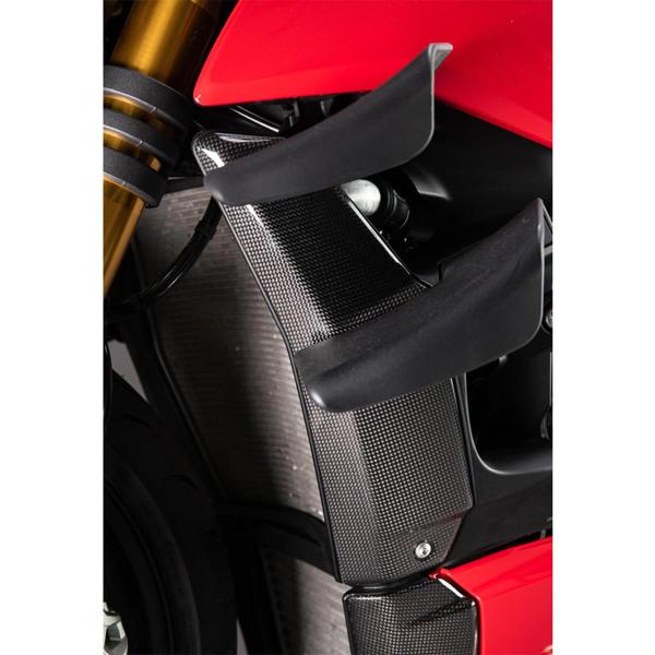 copertura laterale superiore radiatore Lightech carbonio Ducati Streetfighter V4 2020-2024