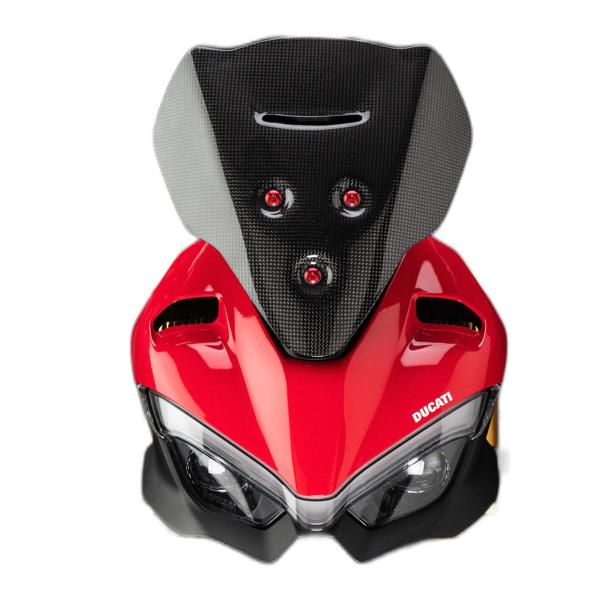 frontalino copri strumenti Lightech carbonio  Ducati Streetfighter V4 2020-2024