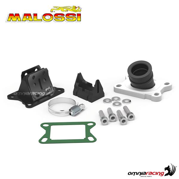 Malossi complessivo collettore inclinato X360 diam 21mm per 2T Aprilia 50 MX / RS/ RS4/ Tuono/ RX