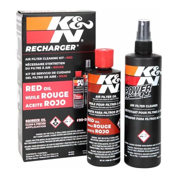 K&N Air Filter Recharger Cleaning Kit Oil + Cleaner