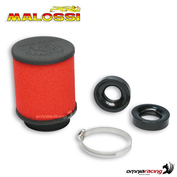 Malossi air filter Red filter E16 diameter 60mm straight for PHBG 15-21 - PHBL 20-26 carburettors
