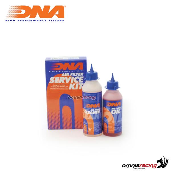 Kit pulizia per officine da 12 confezioni lavaggio filtri aria DNA detergente e lubrificante