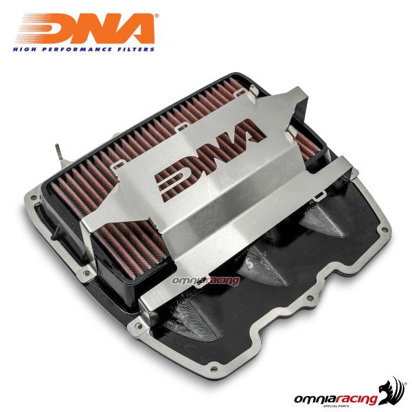 Filtro aria con coperchio DNA per Airbox originale stage 2 in acciaio inox per Yamaha MT09/SP 2021>