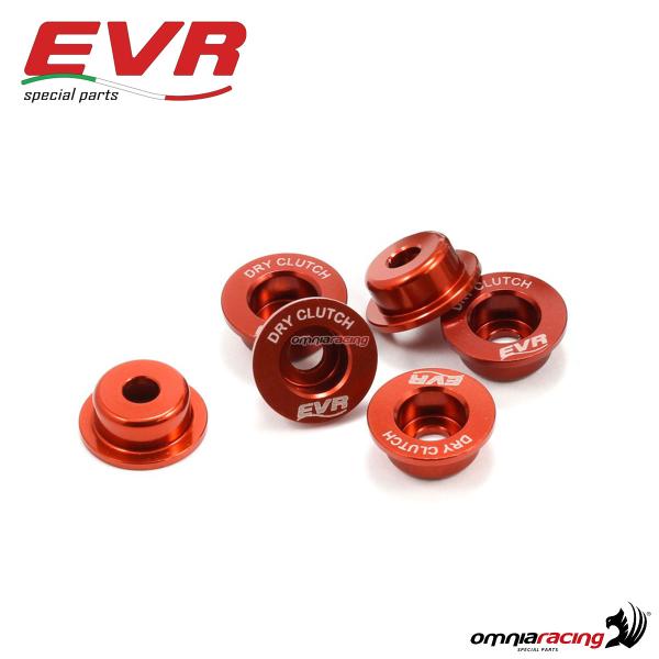 EVR kit retainers H.6mm Ducati original clutches red color