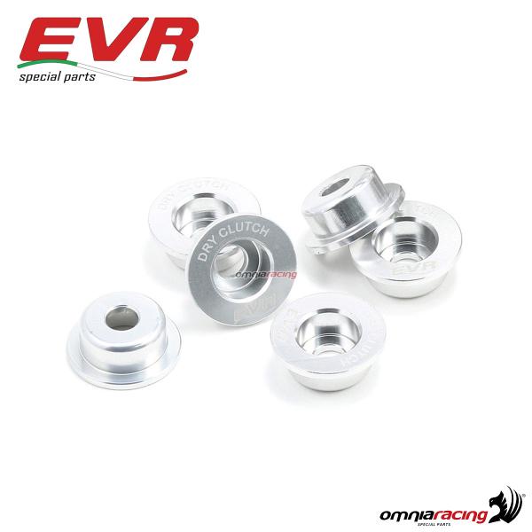 Kit coprimolla scodellini EVR H.6mm per frizioni originali Ducati colore argento