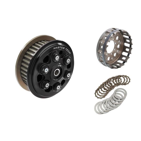 Frizione antisaltellamento Master Tech completa Z12 organici nera Ducati 1098 2007-2008