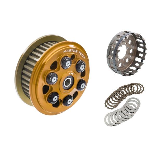Frizione antisaltellamento MasterTech Z48 sinterizzati Oro Ducati Hypermotard 1100 EVO 10-12