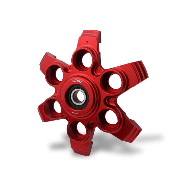 Spingidisco frizione autoventilato CNC Racing rosso Ducati Hypermotard 1100 2007-2009