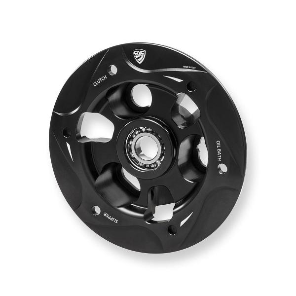 CNC Racing black bath clutch pressure plate Ducati Hypermotard 950 2019-2024