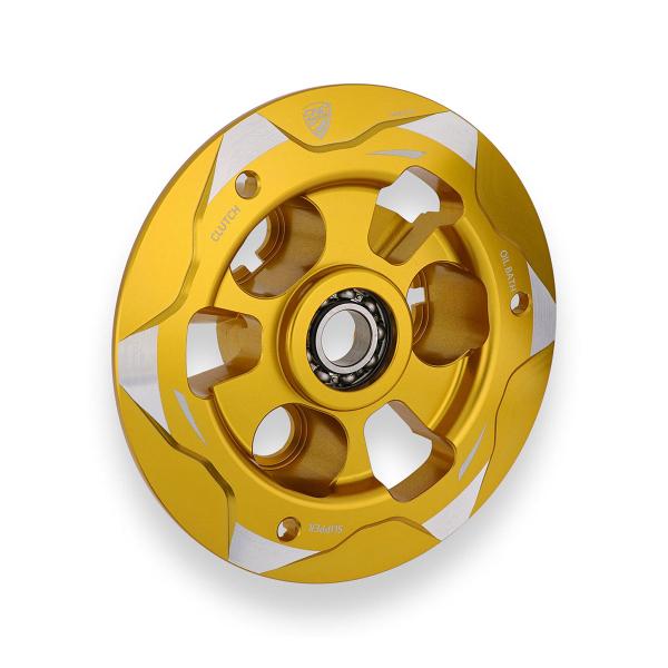 CNC Racing Bicolor gold bath clutch pressure plate Ducati Panigale V4 2018-2024