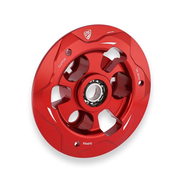 CNC Racing red bath clutch pressure plate Ducati Diavel V4 2023-2024