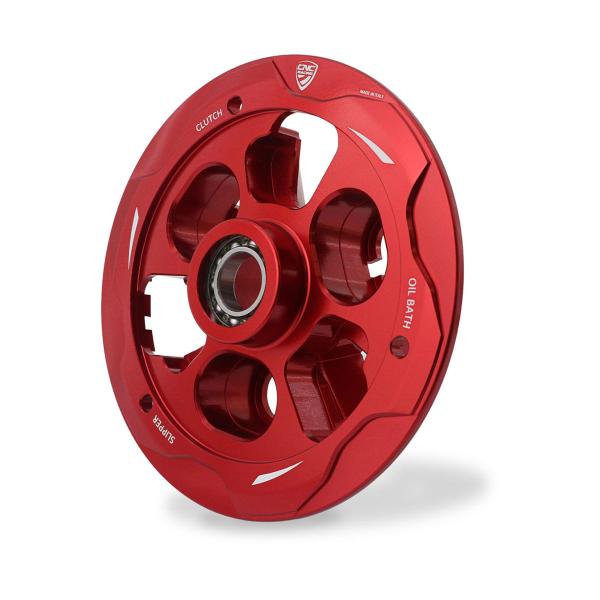 CNC Racing red bath clutch pressure plate Ducati DesertX 937 2022-2024