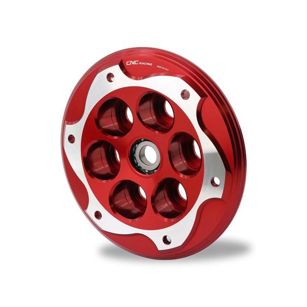 CNC Racing red/silver clutch pressure plate BMW S1000RR 2009-2018