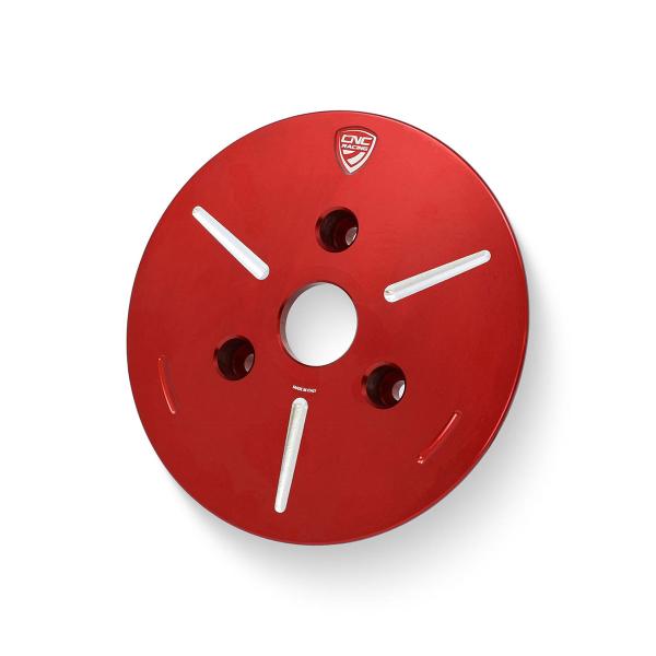 CNC Racing red pressure plate cover bath clutch Ducati Hypermotard 796 2010-2012