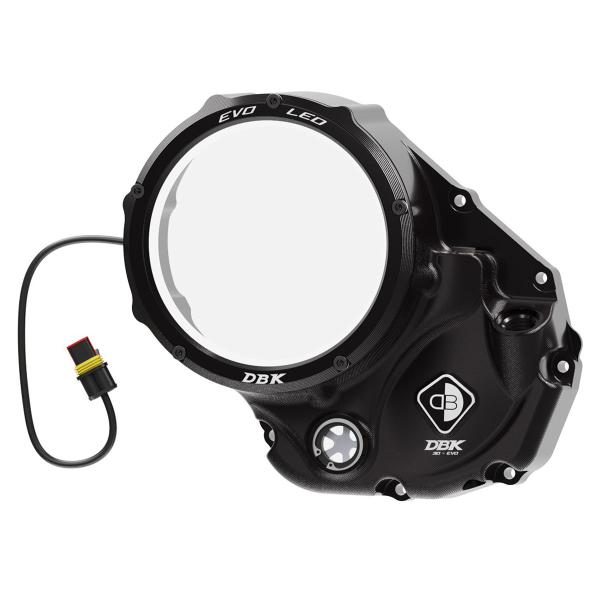 Carter frizione DBK Coperchio EVO LED Nero-Nero Ducati Multistrada 1200 Enduro 2016-2019