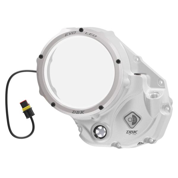 Carter frizione DBK Coperchio EVO LED Silver-Silver Ducati Multistrada 1200 Enduro 2016-2019