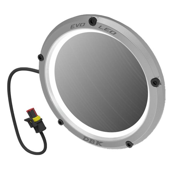 DBK Silver EVO LED clear clutch cover conversion kit Ducati Hypermotard 698 Mono 2024-2025