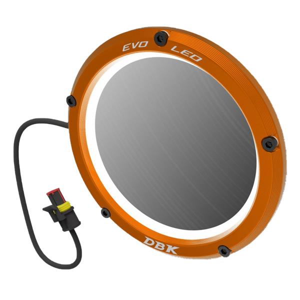 DBK Orange EVO LED clear clutch cover conversion kit KTM Duke 990 2024-2025