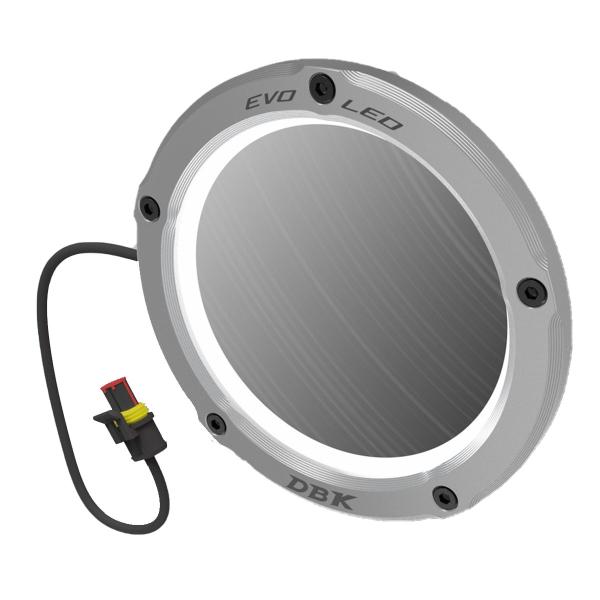 DBK Silver EVO LED clear clutch cover conversion kit Ducati Diavel V4 2023-2025