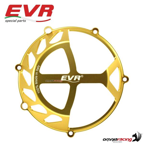 EVR protezione carter coperchio frizione alluminio oro per Ducati a secco