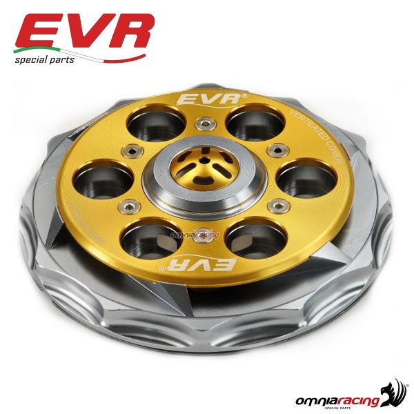 EVR spingidisco ventilato progressivo AntiClank silver/oro per frizioni Ducati