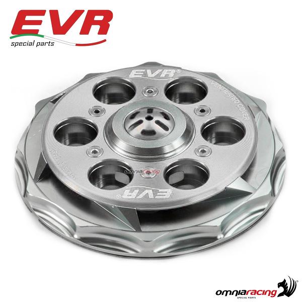 EVR spingidisco ventilato progressivo AntiClank silver/silver per frizioni Ducati