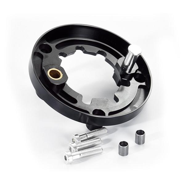 Polini rear brake shoes anchor plate for polini engine