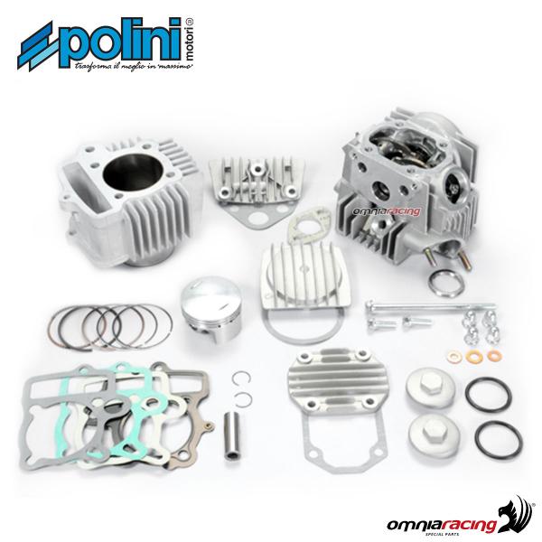 Gruppo termico Polini in alluminio 2 valvole per Polini XP4T 50 Steet 4T raffreddato ad aria