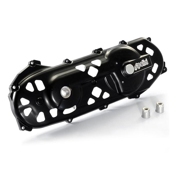 Polini coperchio trasmissione Yamaha orizz. nero evolution