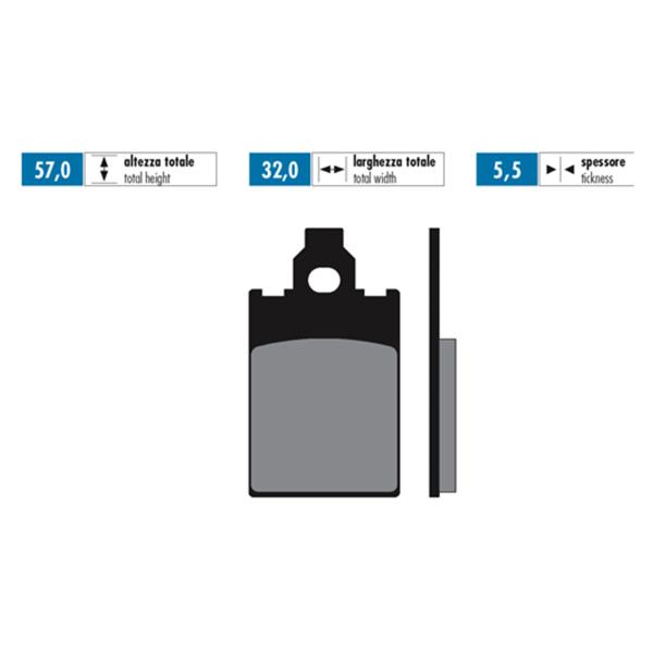 Polini brake pads original